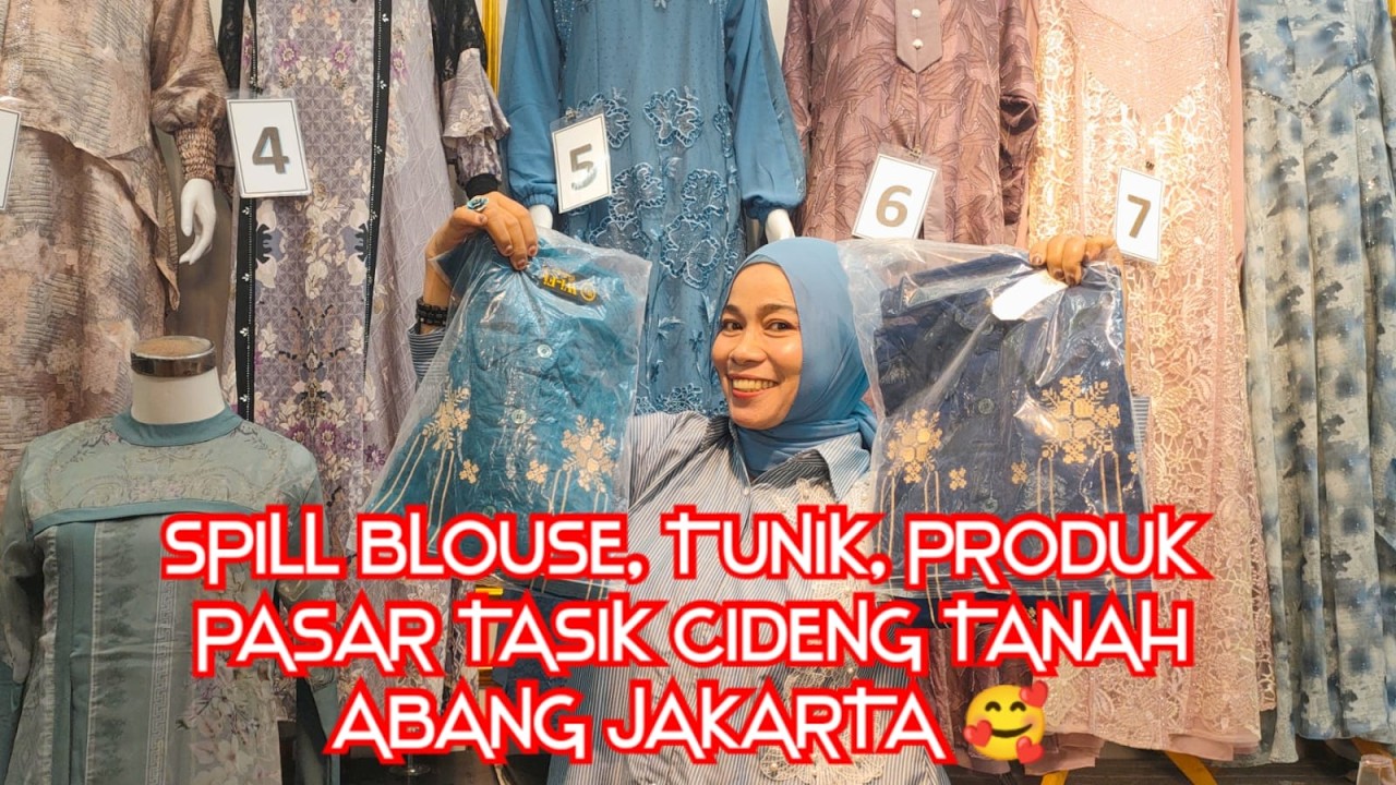 SPILL BLOUSE, TUNIK PREMIUM PRODUK PASAR TASIK CIDENG TANAH ABANG JAKARTA 🫶🏼🥰WA ADMIN 0815-7441-6212