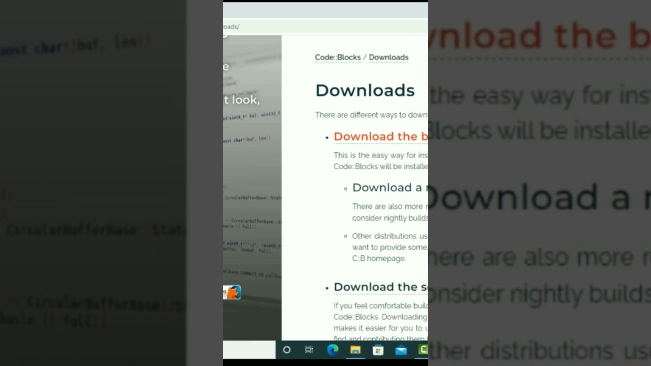 How to download Code Blocks IDE