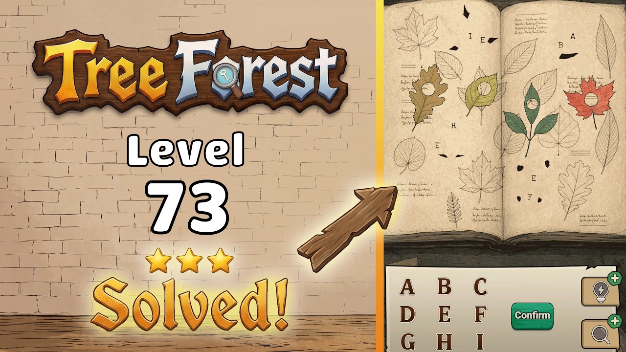 Tree Forest: Detective Words - Level 73 Walkthrough 🧩 | Full Solution & Gameplay! 🌲✨