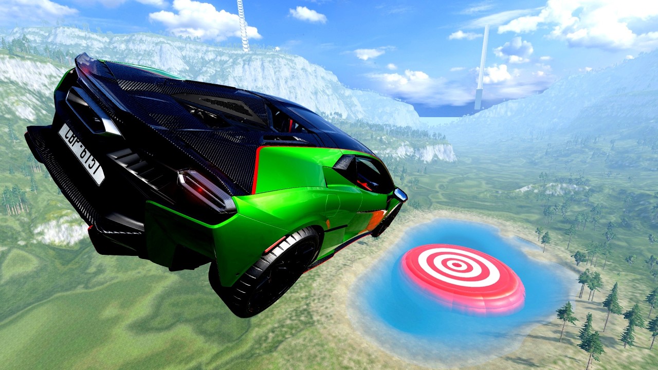 Epic High Speed Car Jumps #343 – BeamNG Drive | CrashBoomPunk
