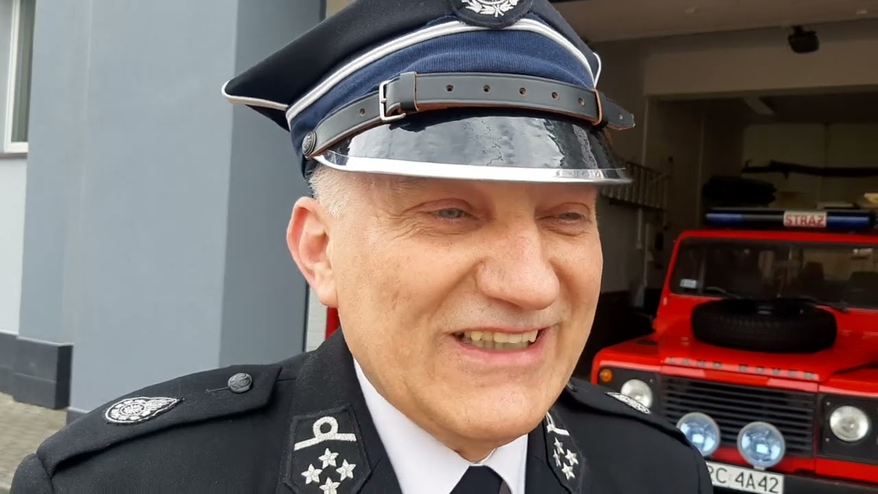 Jan Galli o wizycie Francuz&oacute;w w OSP Miedonia