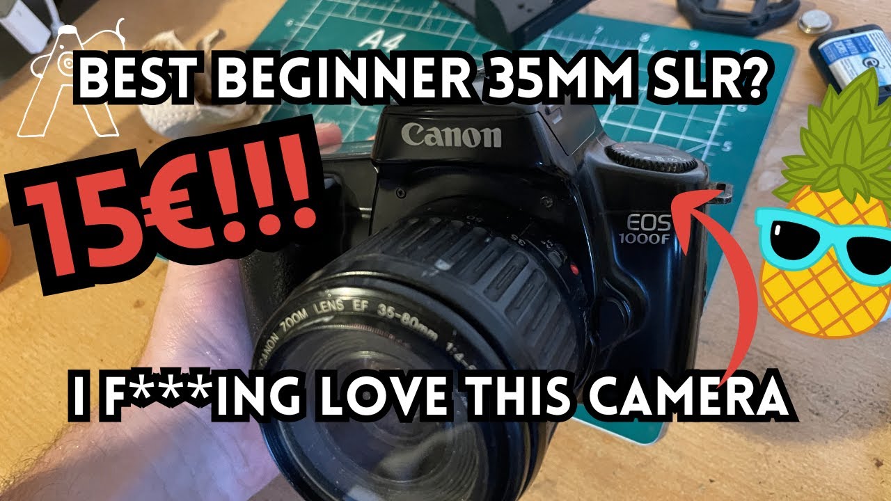 Распаковка Canon EOS 1000F с быстрой проверкой и обзором #пленочнаякамера