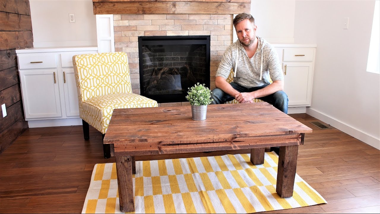 The $30 Farmhouse Coffee Table - Easy DIY Project