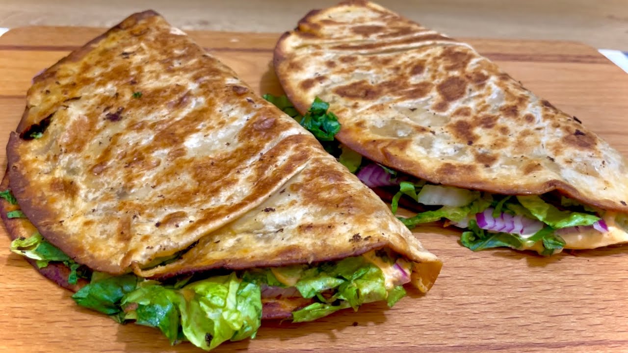 Crispy Smash Burger Quesadilla | Ramadan Recipe |  Easy Smash Burger Taco