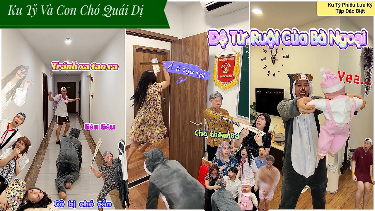 Phim Ngắn #06 : Ku Tý Và Con Chó Quái Dị - Tập Full -  Ku Tý Phiêu Lưu Ký (Tập Đặc Biệt) - Học Sinh
