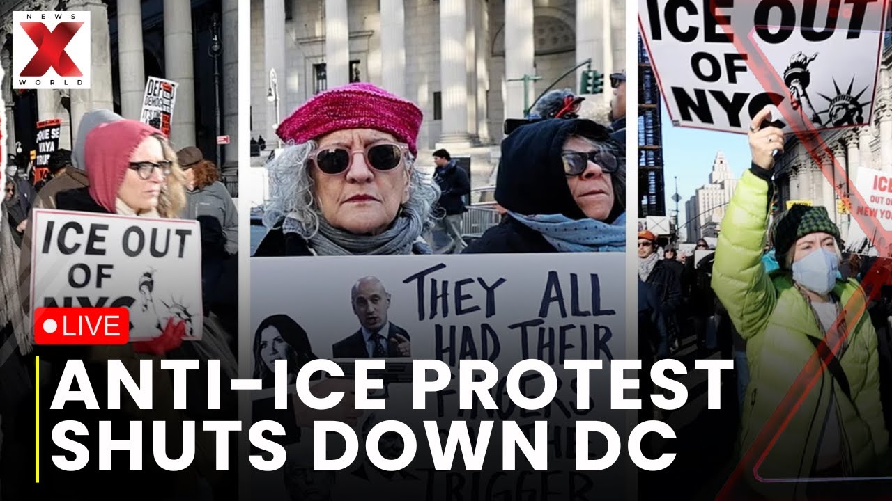 Anti-Trump Protest LIVE: Massive Protesters Washington DC After Minneapolis ICE Shooting
