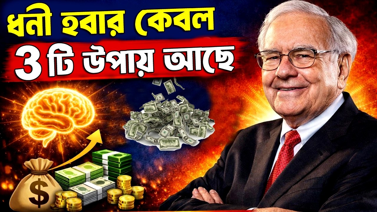 টাকা গুনতে গুনতে ক্লান্ত হয়ে যাবেন ! Top 3 Way to Become Rich ! Money Motivational Video