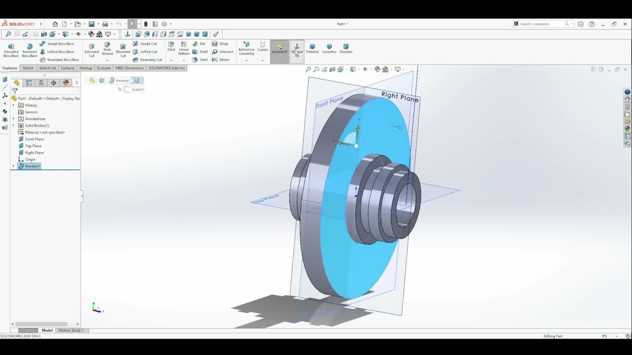 Solidworks Hub Model Tutorial
