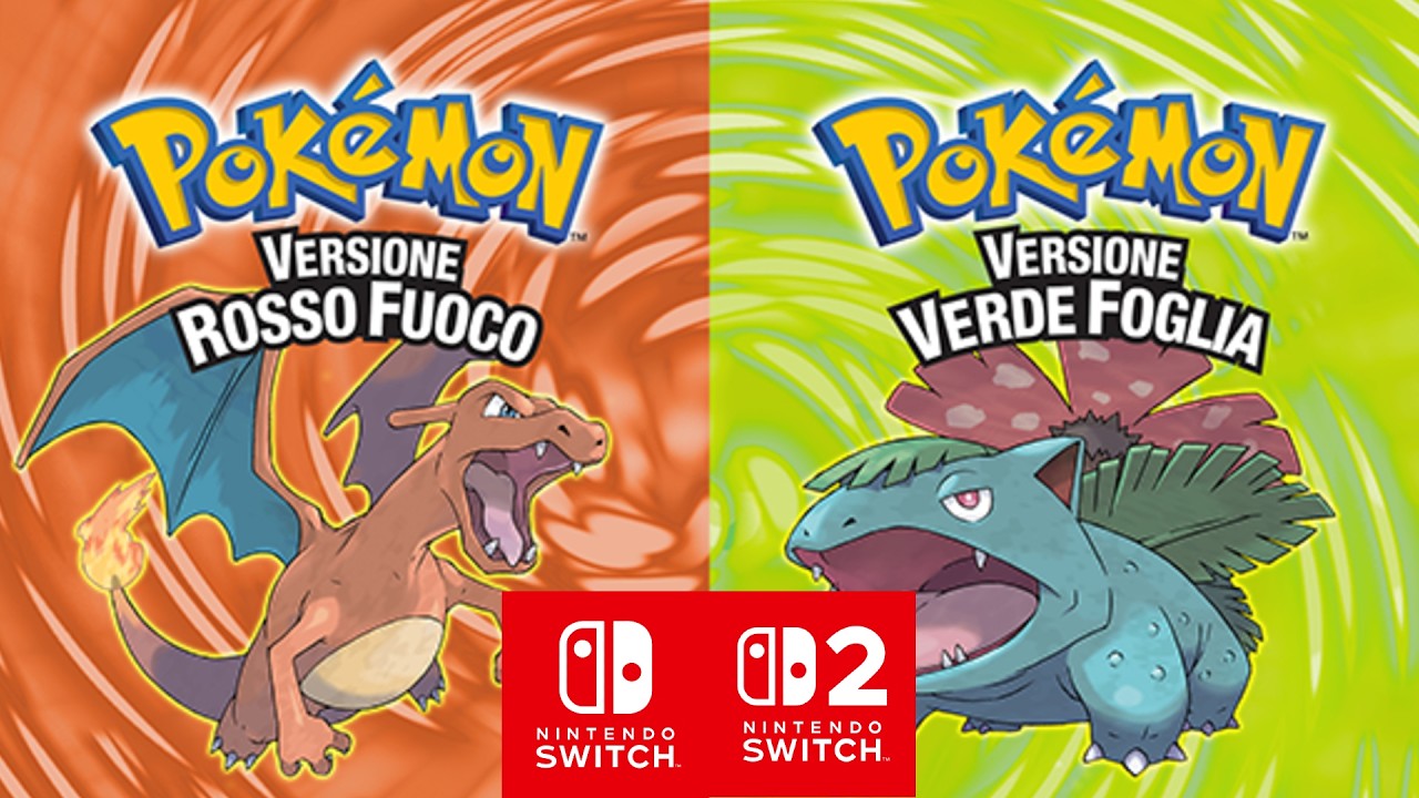 Pokemon Rosso Fuoco e Verde Foglia in arrivo su Switch