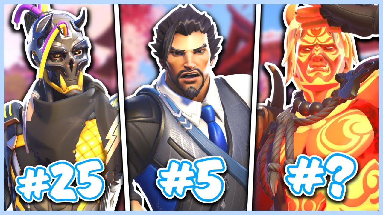РЕЙТИНГ ВСЕХ ОБЛИКОВ ХАНЗО В OVERWATCH 2