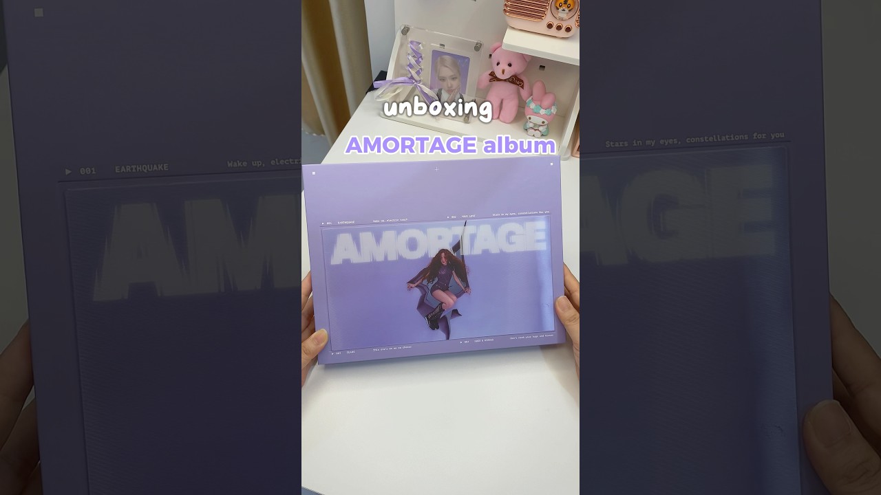 Album Jisoo amortage unboxing #shorts #jisoo #unboxing