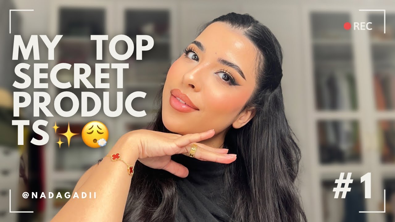 My top secret makeup products ✨🌝 |  شاركت معاكم أسراري فالميكاب، منتجات ضرورية فشنطة مكياجك