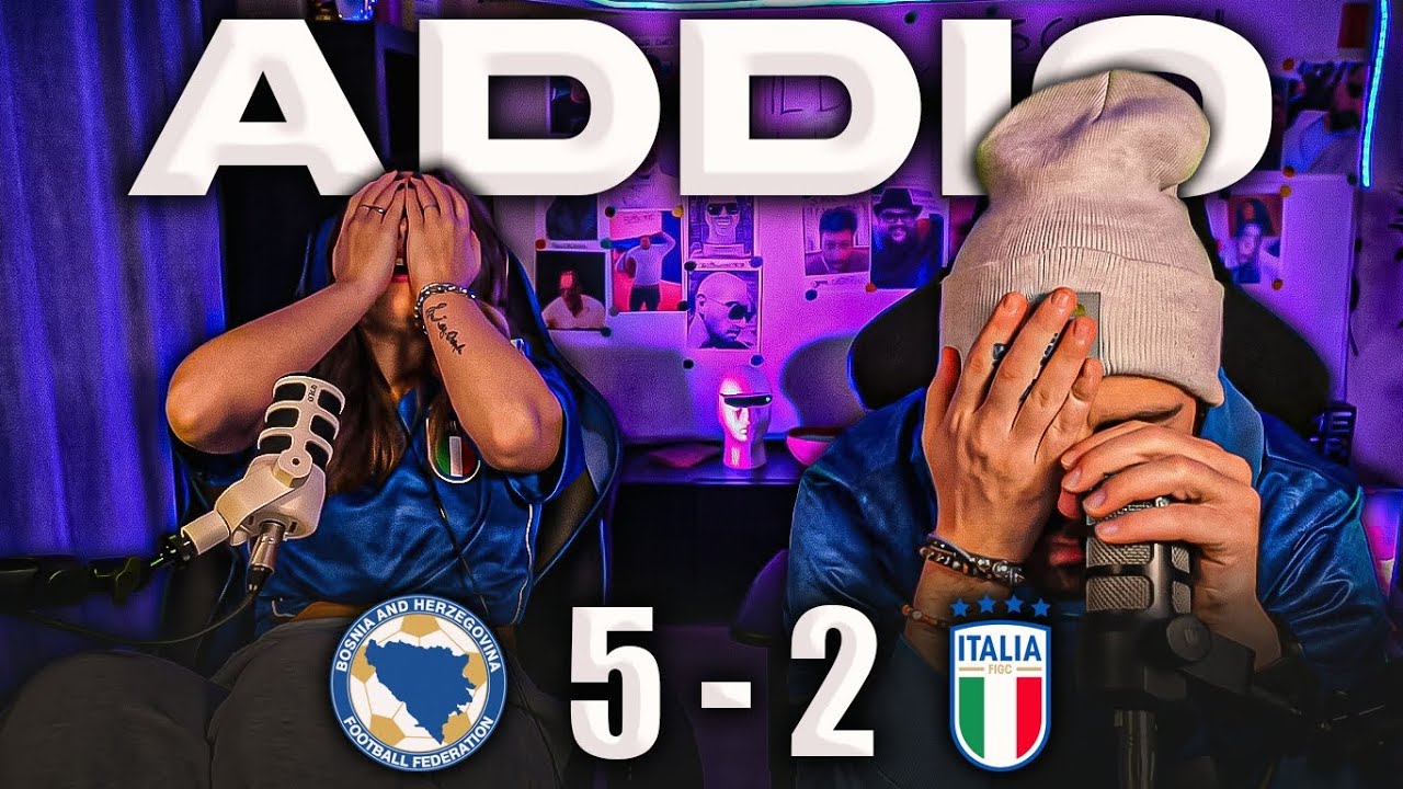 BOSNIA-ITALIA 5-2 // IL CALCIO ITALIANO &Egrave; MORTO // FUORI DAI MONDIALI PER LA TERZA VOLTA // VERGOGNA