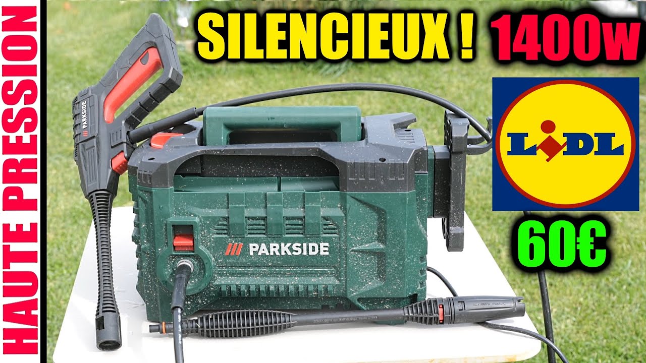 LIDL мойка высокого давления PARKSIDE бесшумный PHDS 110 A1 silent Pressure Washer