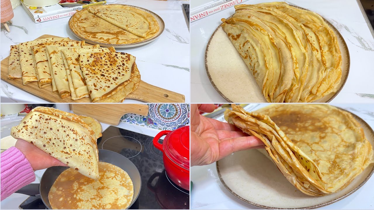 تحب تعمل كريب فاوحة و بنينة و تصلح حلوة و مالحة و بمقادير مضبوطة ?😍🥰🥰