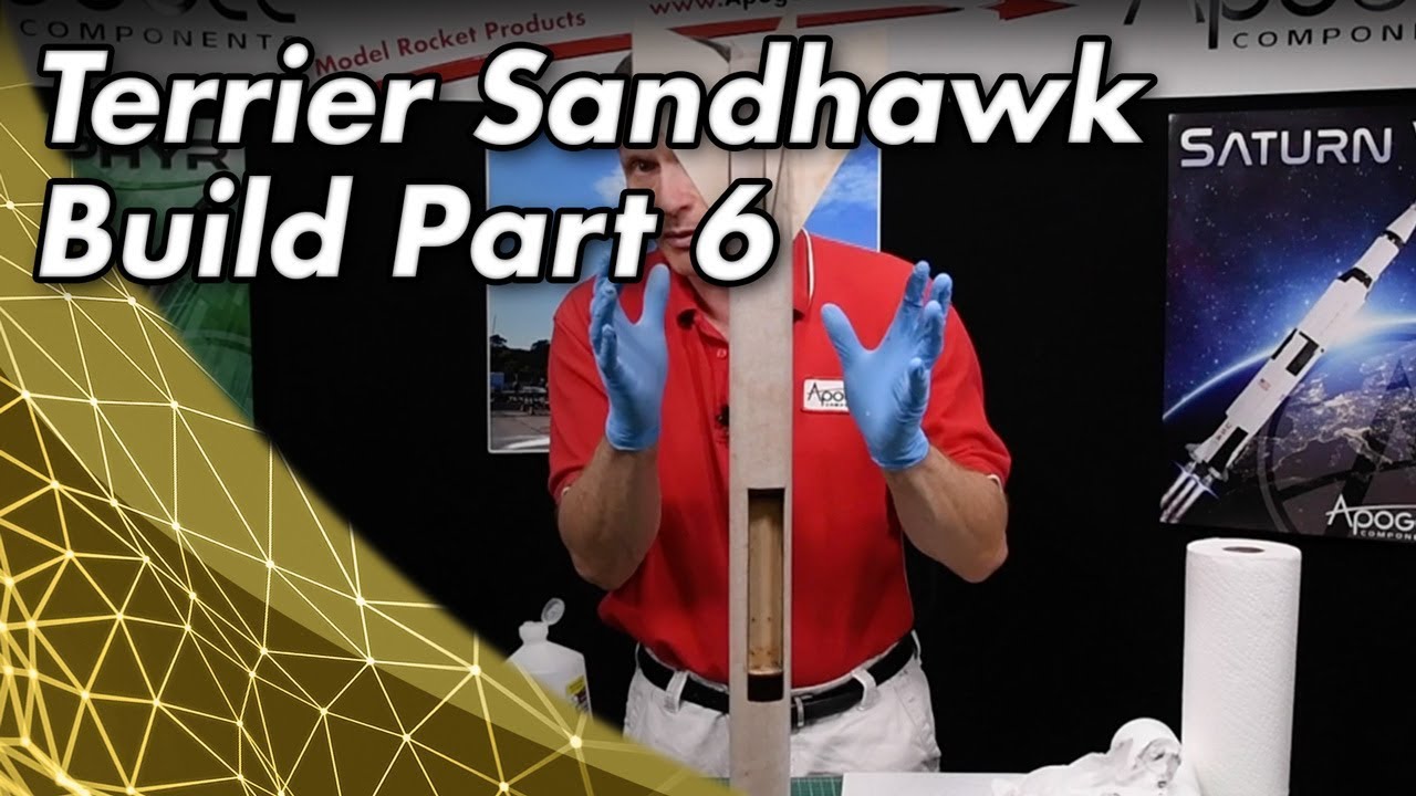 Terrier Sandhawk Build Part 6 - Attaching the Fins