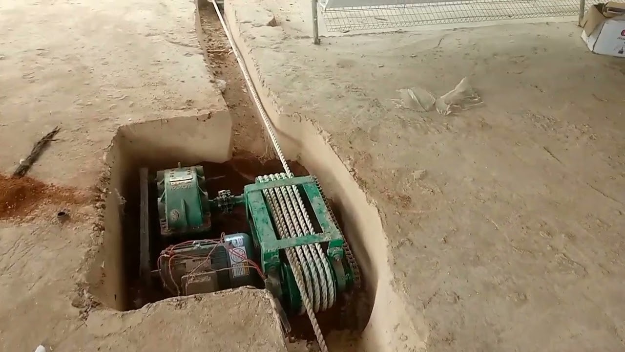 installation of of manure scrapper