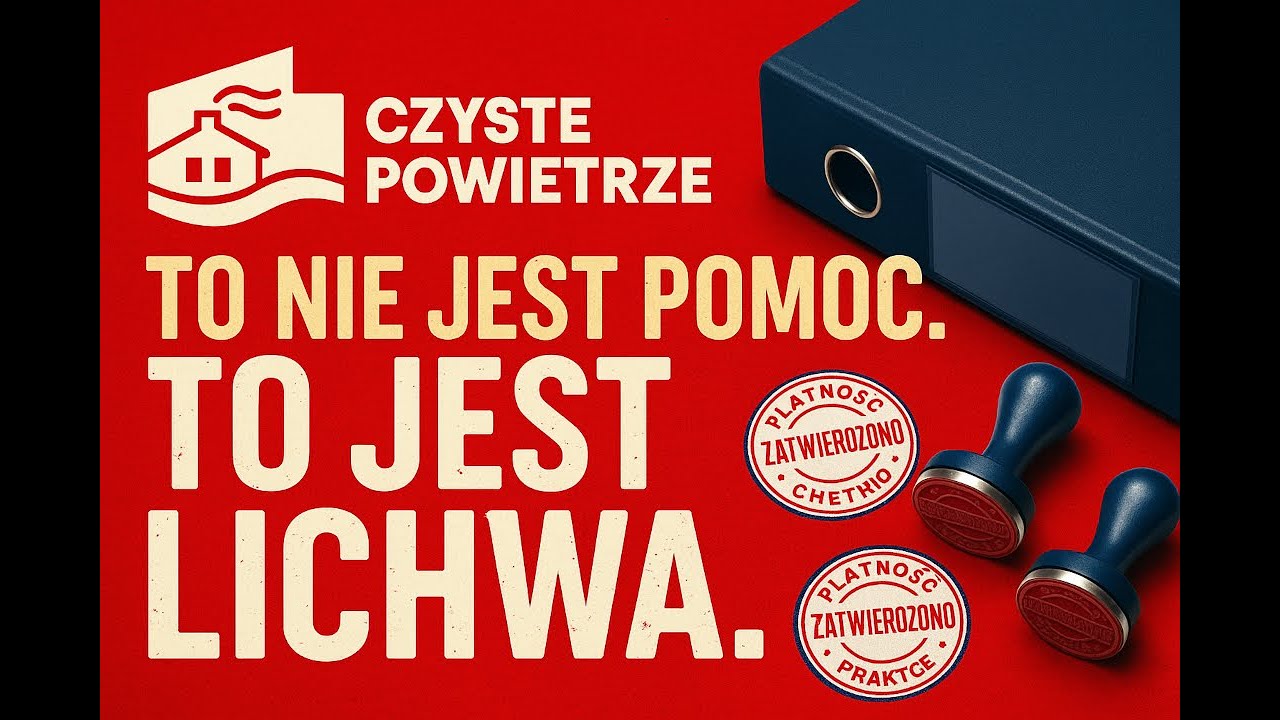 Czyste Powietrze – brudna prawda. Prefinansowanie, kontrole, 100% dotacji i realia 2025