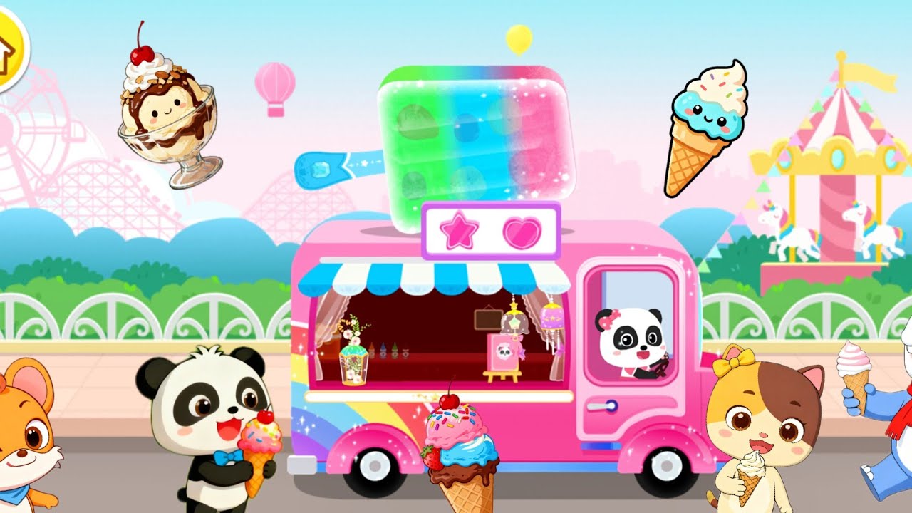 Panas Sekali! 🥵 Ayo Beli Es Krim Buah di Truk Bayi Panda 🍦🐼 | BabyBus 𝗧𝗿𝘂𝗸 𝗜𝗰𝗲 𝗖𝗿𝗲𝗮𝗺