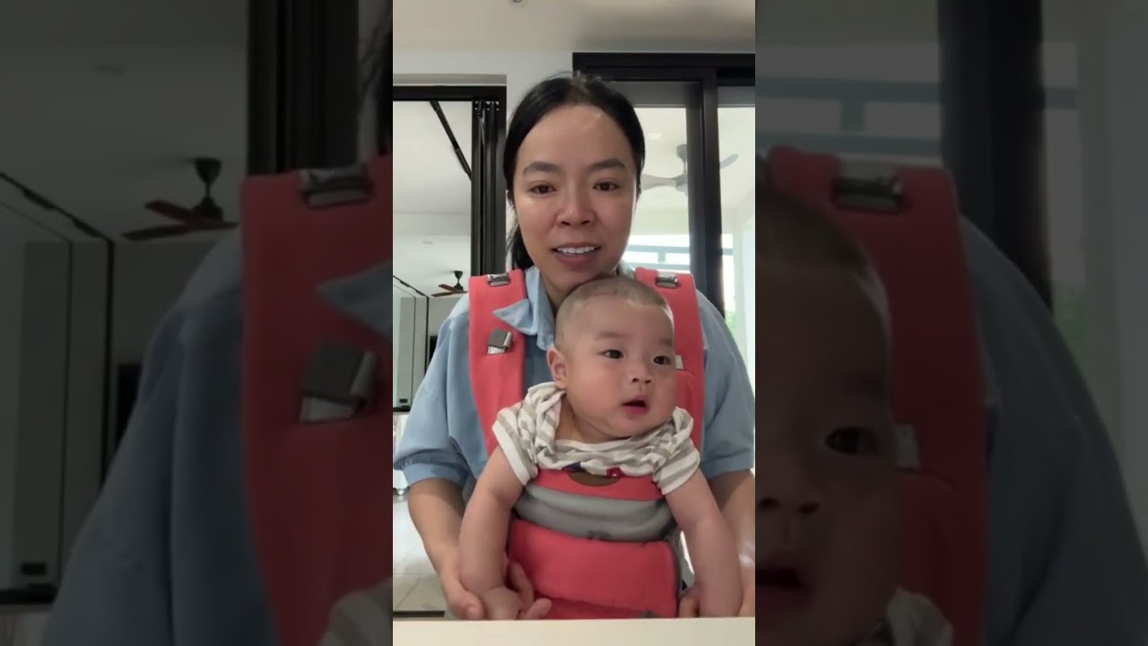 小米睡醒了.....水蓉带小米驾F1......
