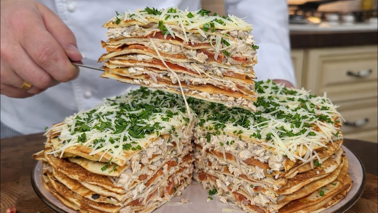 Торт із млинців, який можна готувати хоч щодня🥞