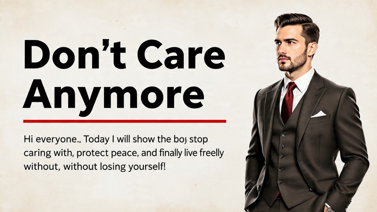Stop Caring Too Much | How to Protect Your Peace, Gain Freedom & Live Your Best Life