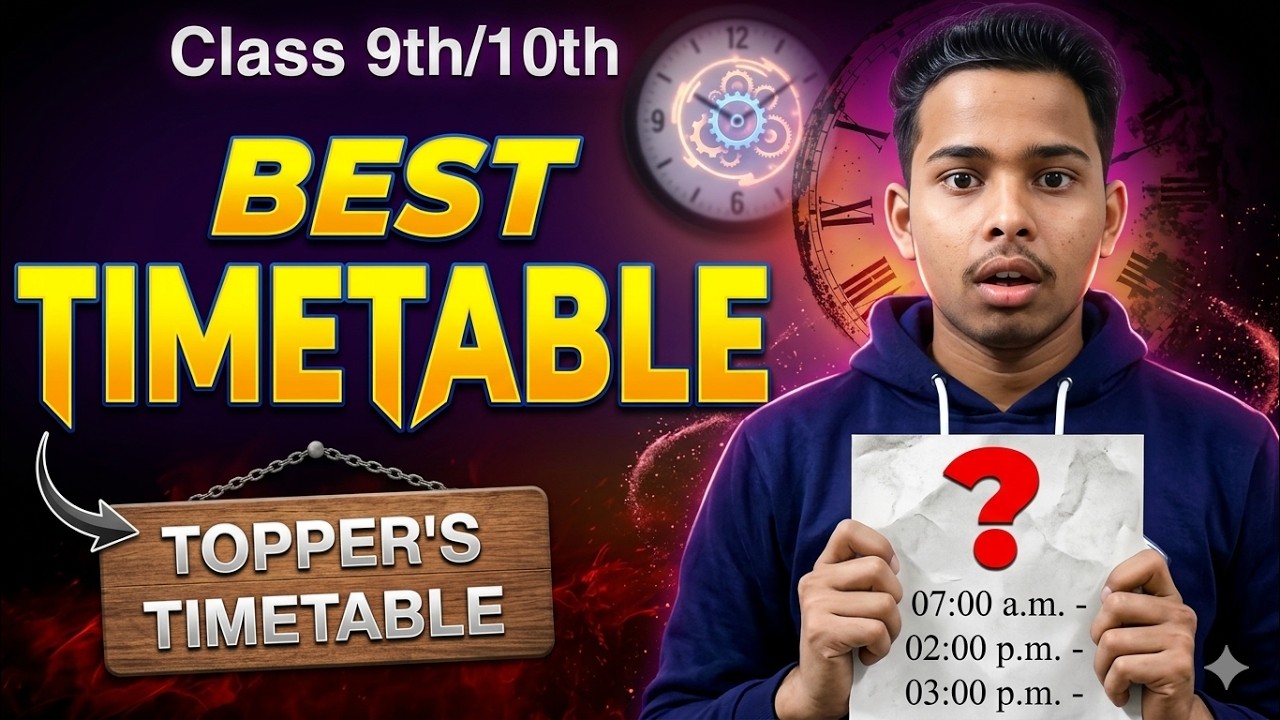 Class 10th Time - Table 🕜 ( Recommend by toppers ) | @Adityaa10th
