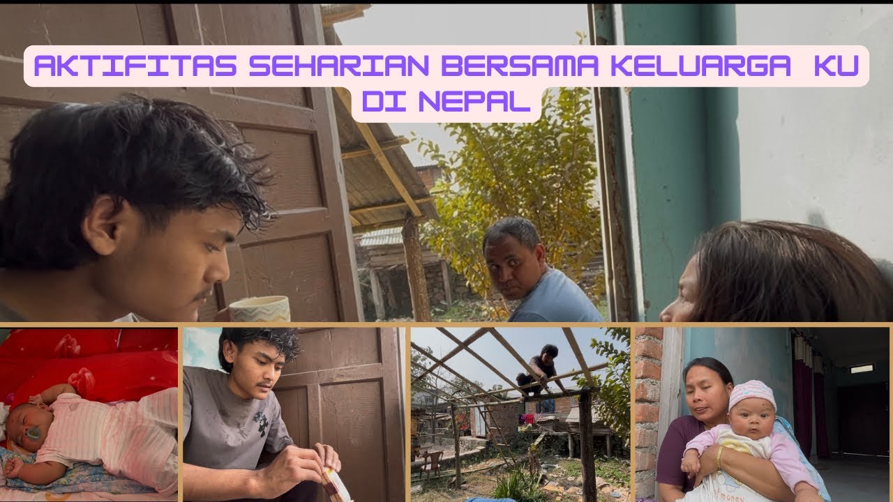 Gotong Royong buat Emperan di Nepal ||Akhirnya punya garasi juga😍😍|| #adayinmylife #minivlog 