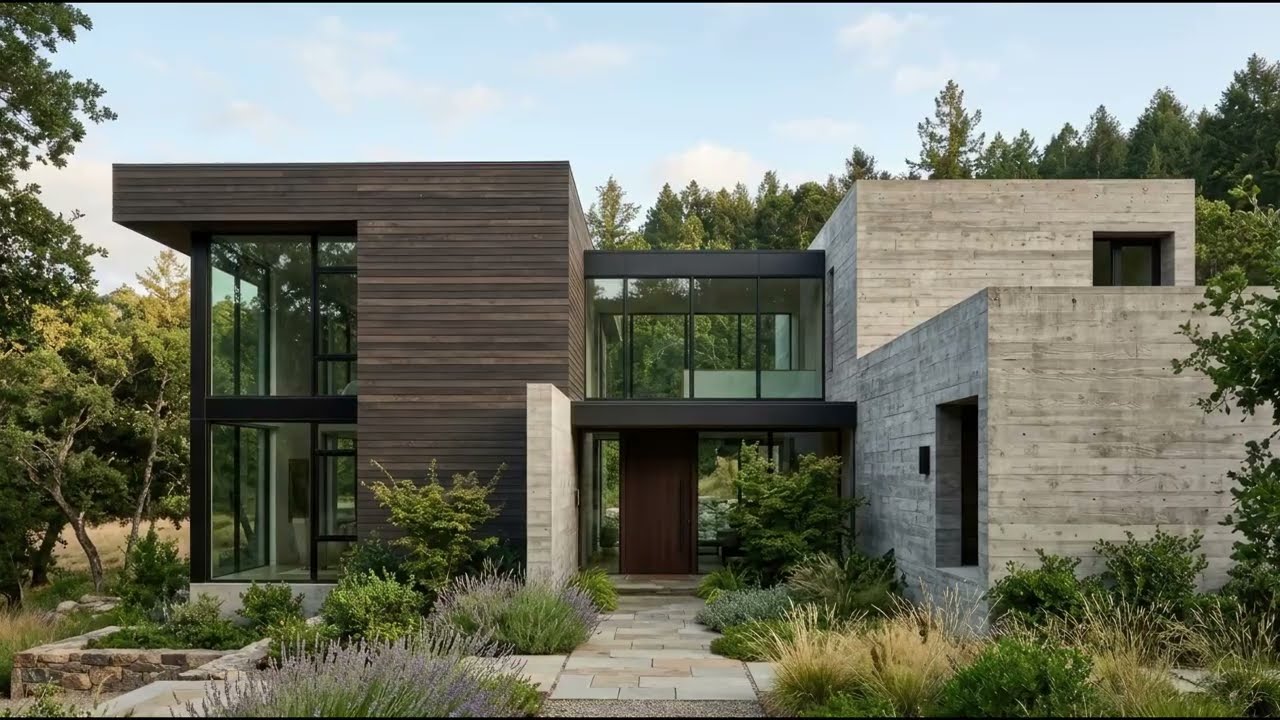 Inside a Serene Modern Lake House | Minimalist Luxury Waterfront Living