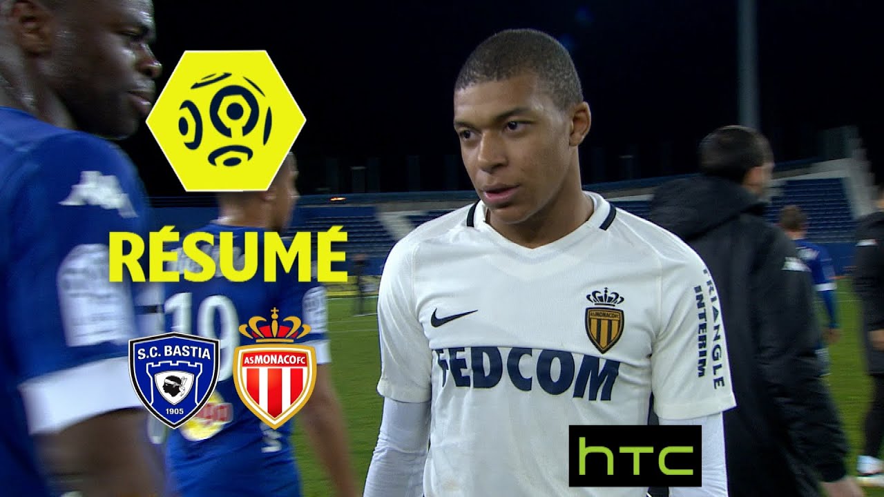 SC Bastia - AS Monaco (1-1)  - Résumé - (SCB - ASM) / 2016-17
