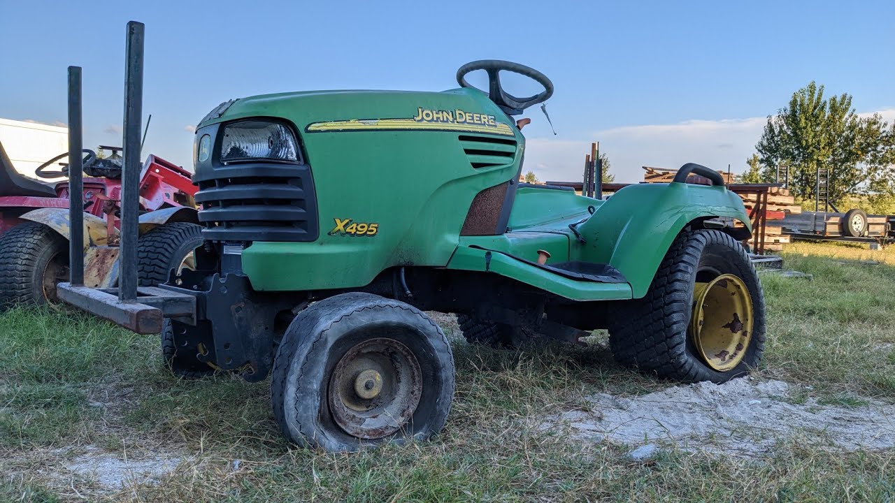 Auction find John Deere X495 Diesel
