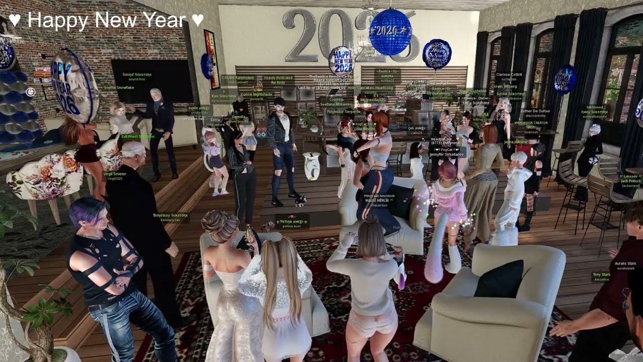 New Year's Reception @ Basilicafe | Mon 5 Jan 12 PM SLT