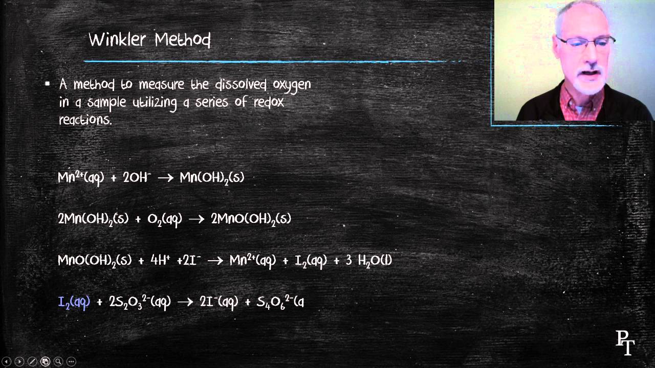 R3.2.2 Application of Half Reactions (Winkler Method)