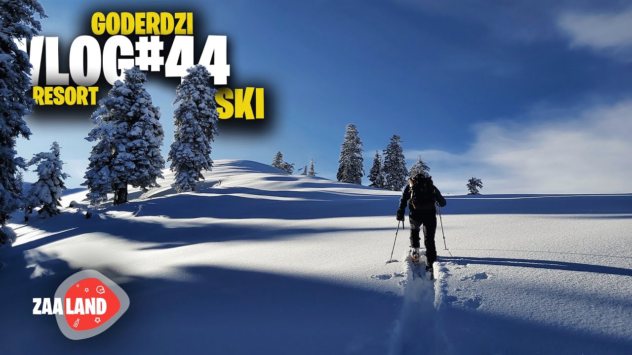 VLOG#44 GODERDZI SKI RESORT 2020 POWDER SKIING - თოვლი მოვიდა !სრიალი გოდერძის სათხილამურო კურორტზე