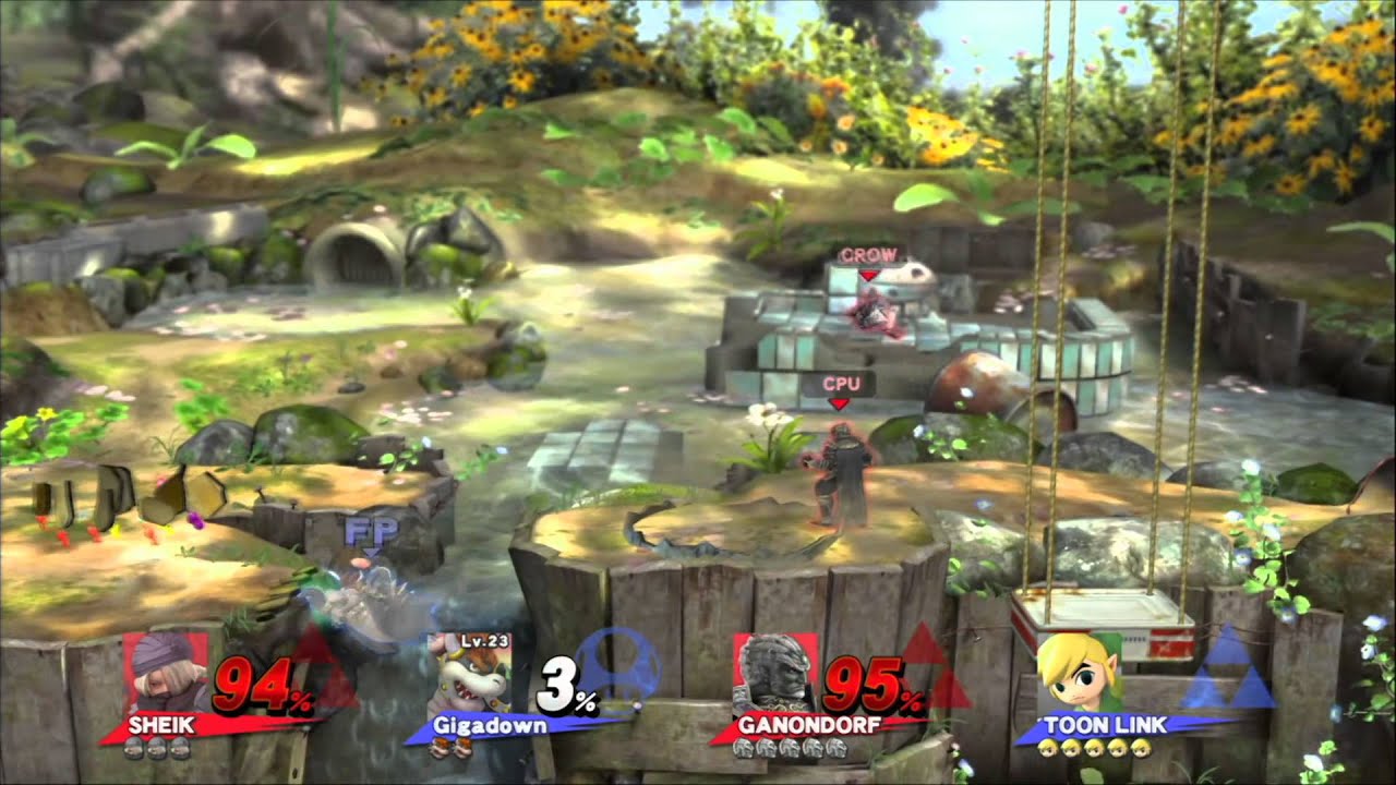 Super Smash Brothers Map Playthrough - Garden of Hope
