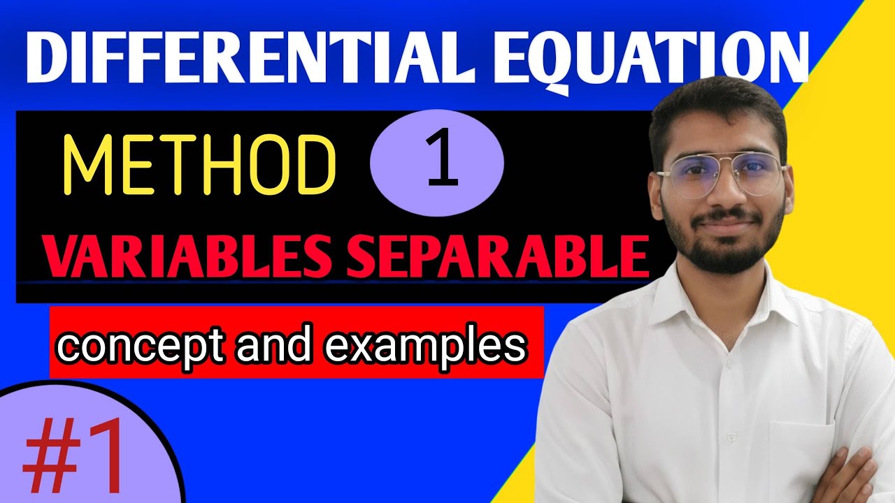 Differential equation | variables seprable | engineering mathematics