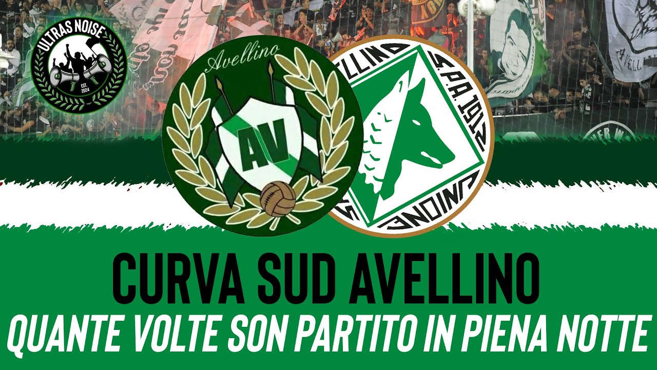 AVELLINO | CURVA SUD AVELLINO - Quante Volte Son Partito In Piena Notte (coro)