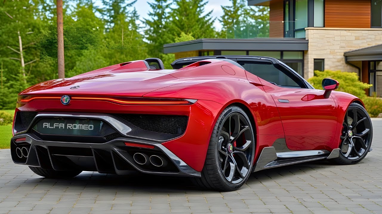 Первый взгляд на Alfa Romeo Spider 2026 года &mdash; возрождение итальянской страсти!