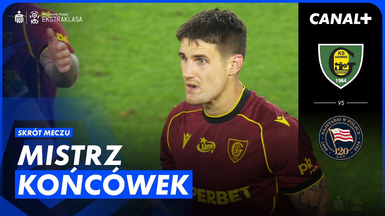 SZKURIN ZNOWU WYGRYWA MECZ GIEKSIE! 5 GOLI W KATOWICACH! GKS KATOWICE - CRACOVIA, SKR&Oacute;T MECZU