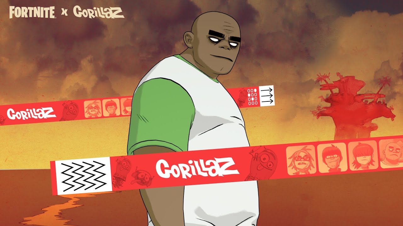 Fortnite - RUSSEL dei GORILLAZ trova il FUOCO per BATTERE il RITMO e i TRYHARDER on MELANCHOLY HILL!