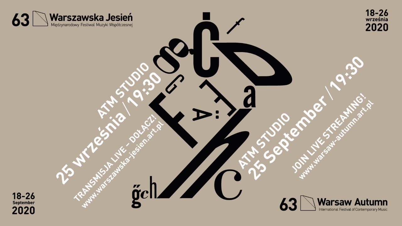 Warszawska Jesień 2020 - Ensemble Garage