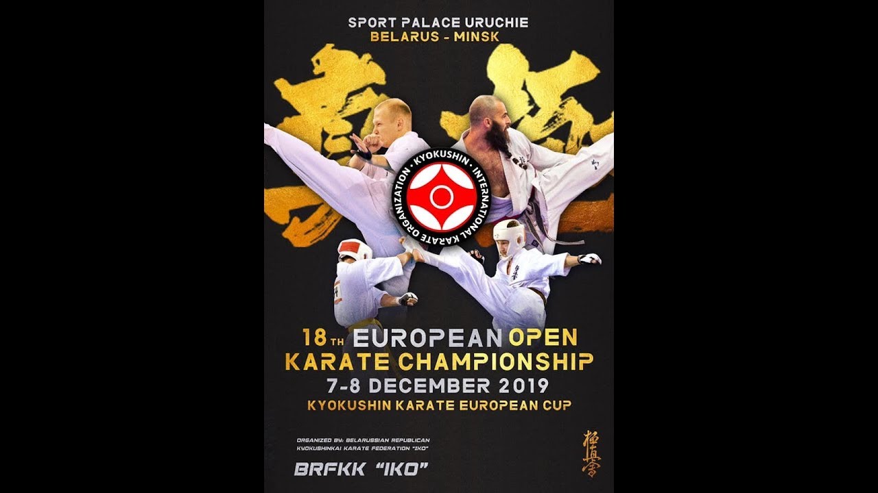 18-й Абсолютный чемпионат и Кубок Европы по киокушинкай карате! 7 декабря. Татами А.