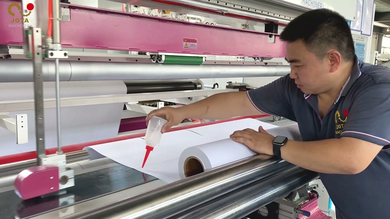 2100mm Shaftless Slitter Rewinder for CAD Plotter Paper Rolls