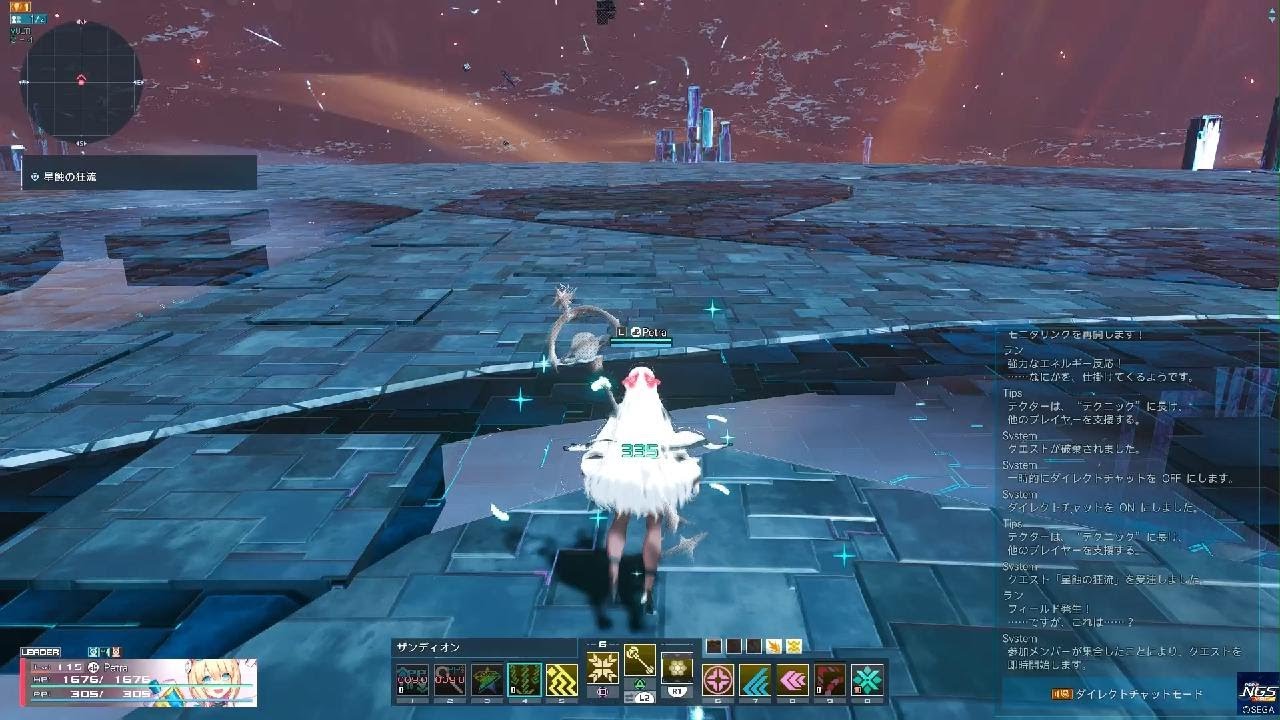 【PSO2NGS】星蝕の狂流 Fo/Te/C 10:22