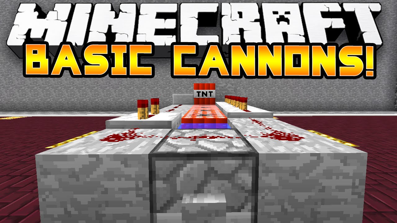 Minecraft: Factions Tips & Tricks  - Basic TNT Cannons - 1