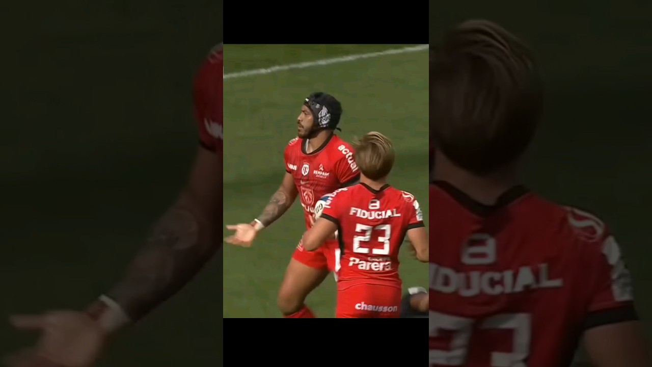La puissance de Pita Ahki 🔥🔥#shorts #rugby #stadetoulousain