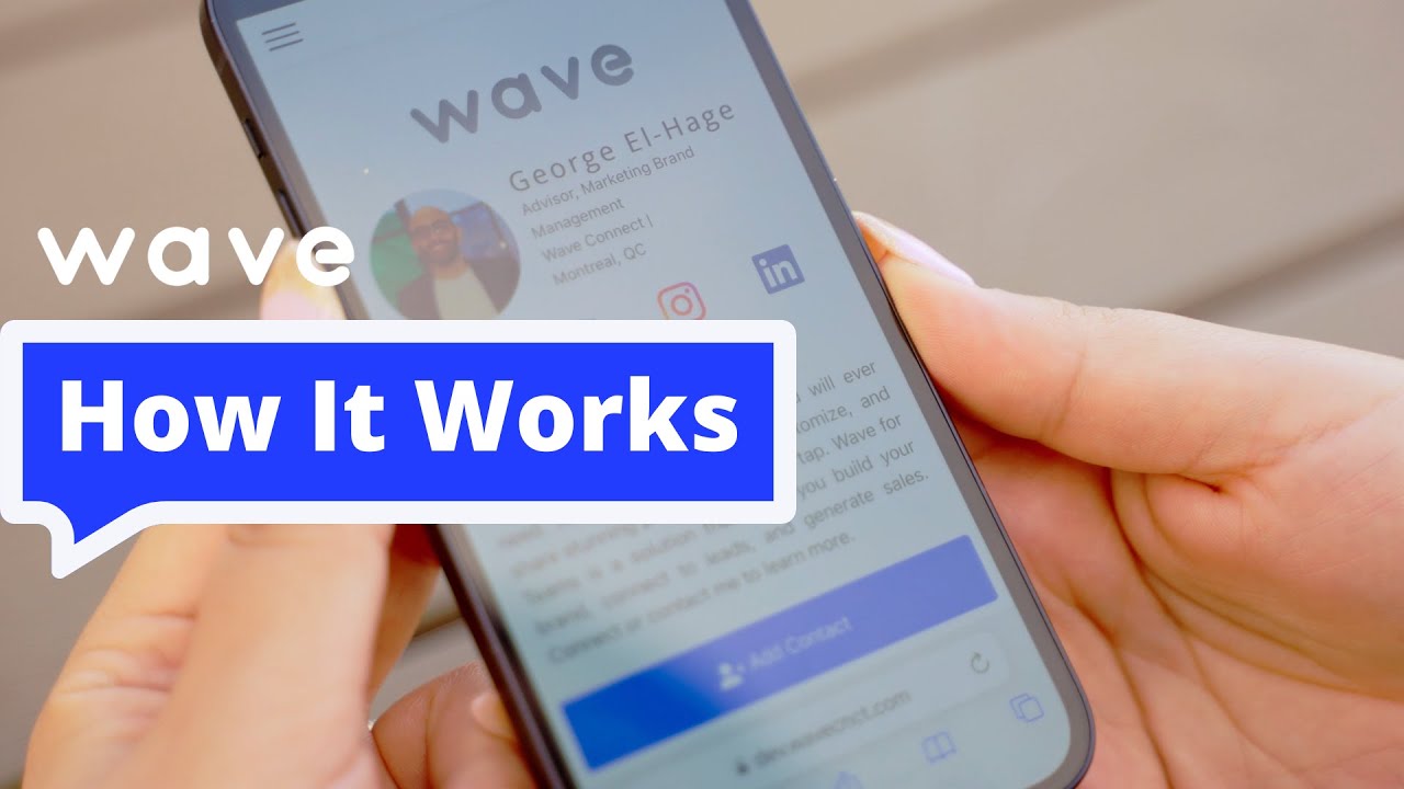 Digital Business Card | Wave Connect | How It Works