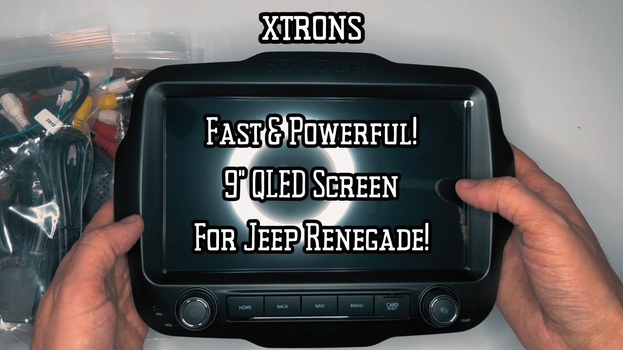 XTRONS Android Car Stereo | Octa Core 6GB+128GB | 9-Inch QLED for Jeep Renegade