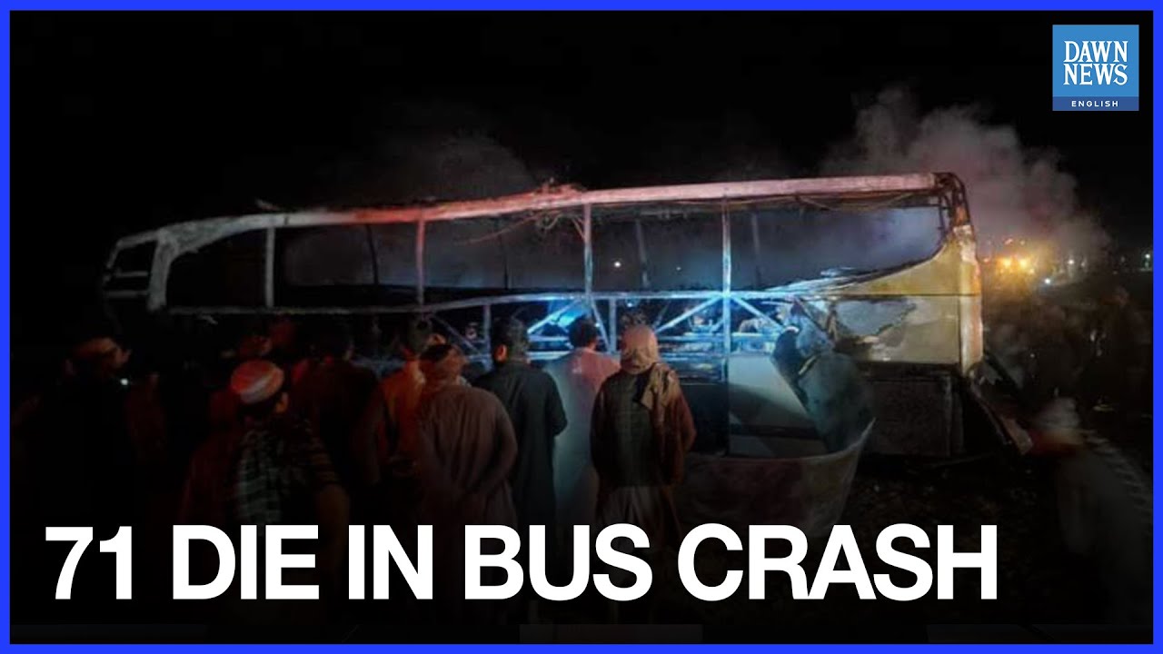 At least 71 Die in Bus Crash Involving Afghans Deported From Iran | Dawn News English