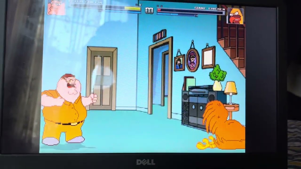 Peter Griffin VS Giant chicken ￼2